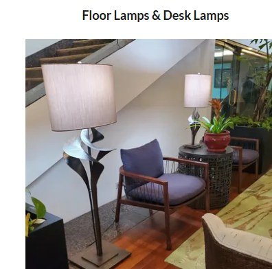 Floor and desk lamp category
