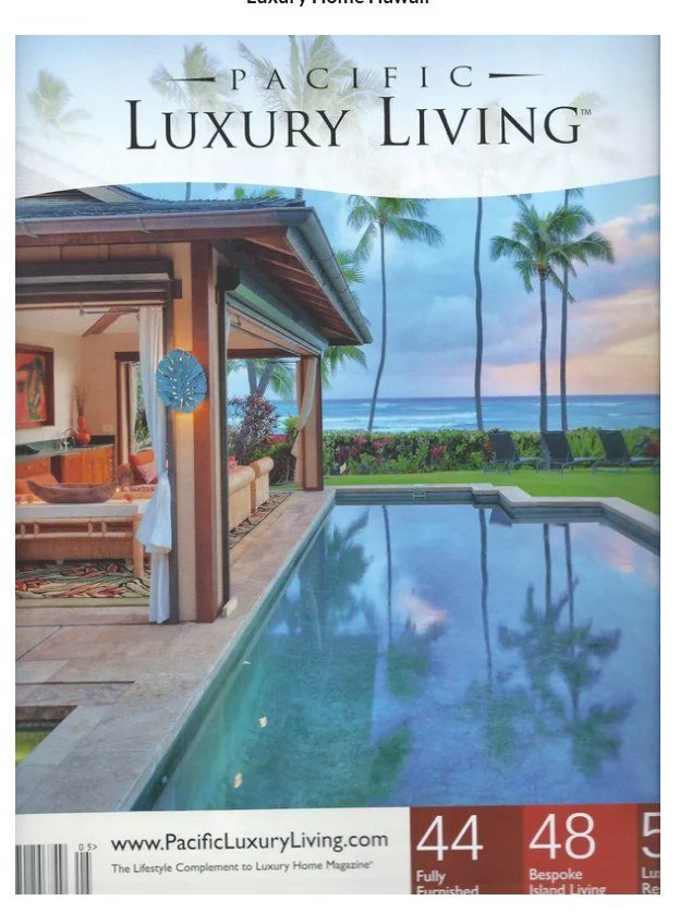 Pacific Luxury Living magazine cover